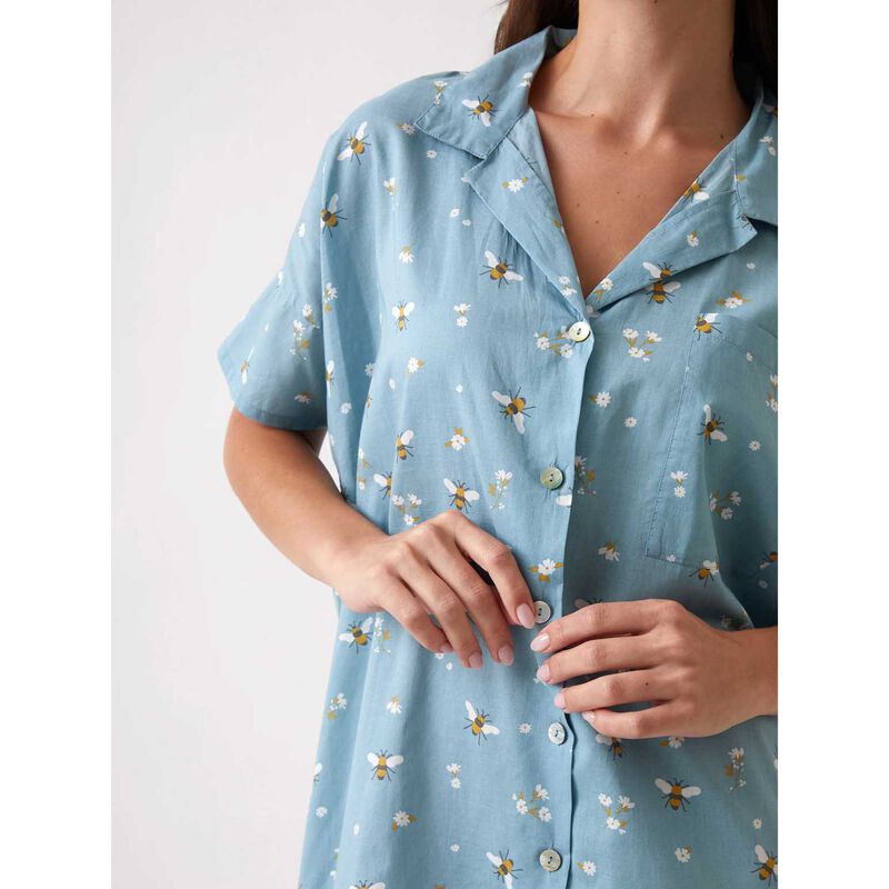 Wallace Cotton Honey Nightshirt image number 2